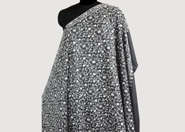 Picture of pashmina shawl embriodery